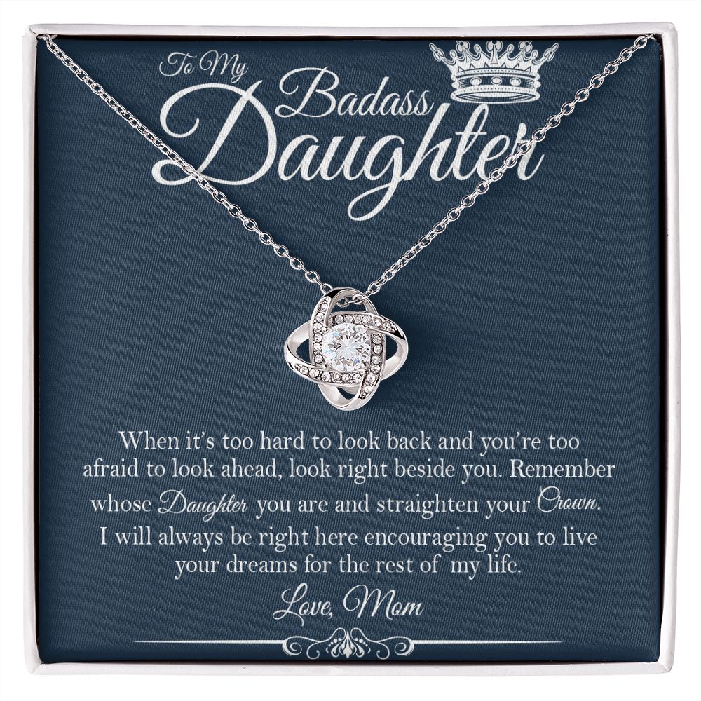 To My Badass Daughter Necklace From Dad, Badass Daughter Necklace Birthday  | eBay